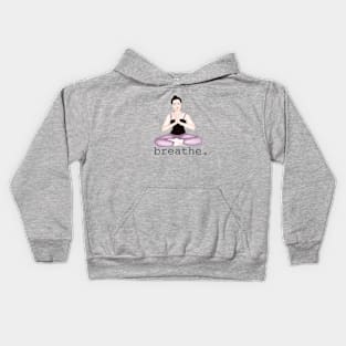 breathe. Kids Hoodie